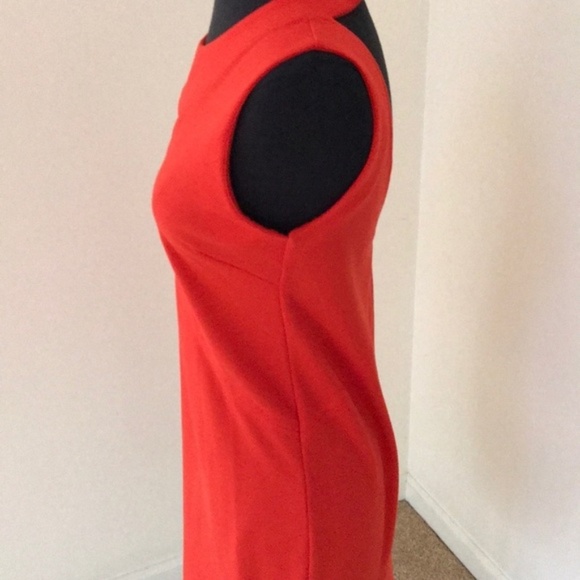 Zara size small Dark Orange Cut out Dress - Picture 3 of 5